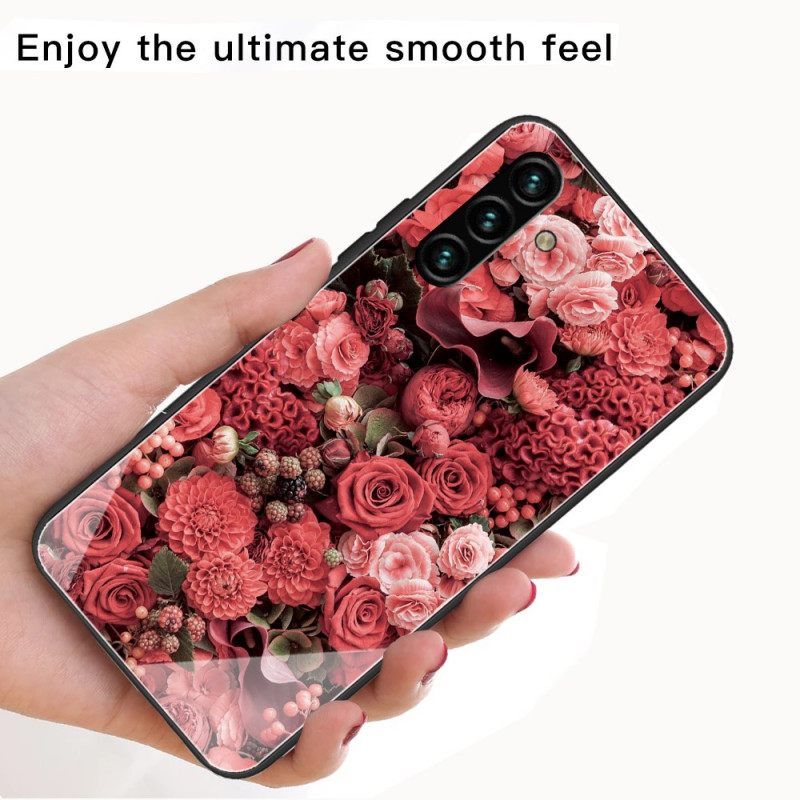 Θήκη Samsung Galaxy A13 5G / A04s Rose Flowers Tempered Glass